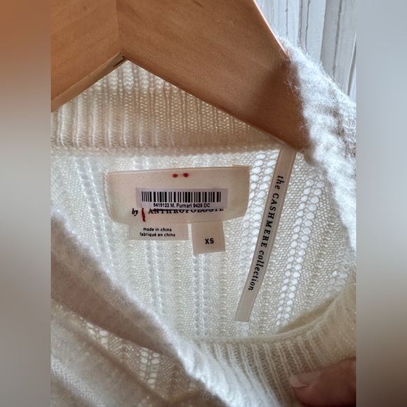 Anthropologie Victoria Cashmere Ruffle Sweater - Picture 7 of 7